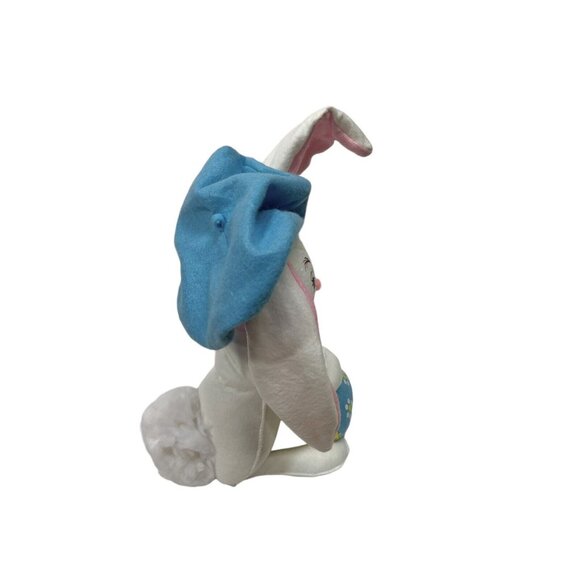 Annalee Poseable 12" Bunny Rabbit Artist Paint Easter Doll Large Cotton Tail NEW - Picture 7 of 9